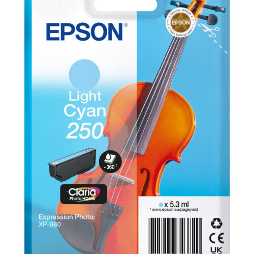 Epson C13T16N54010/250 Ink cartridge light cyan, 360 pages 5.3ml for Epson Expression Photo XP-980