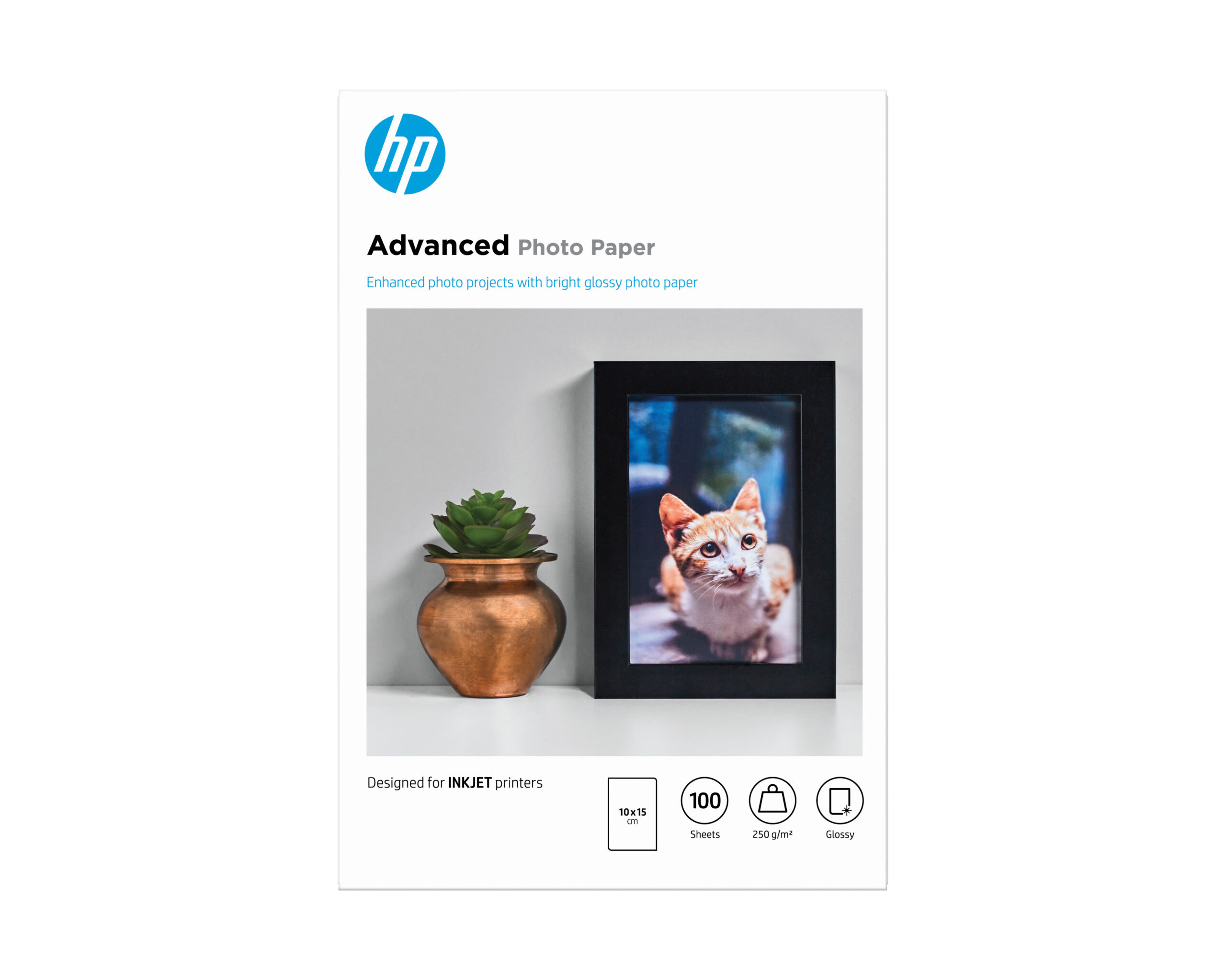 HP Q8692A High-glossy-photopaper 100 sheet 10x15 cm 250g/m² for InkJet