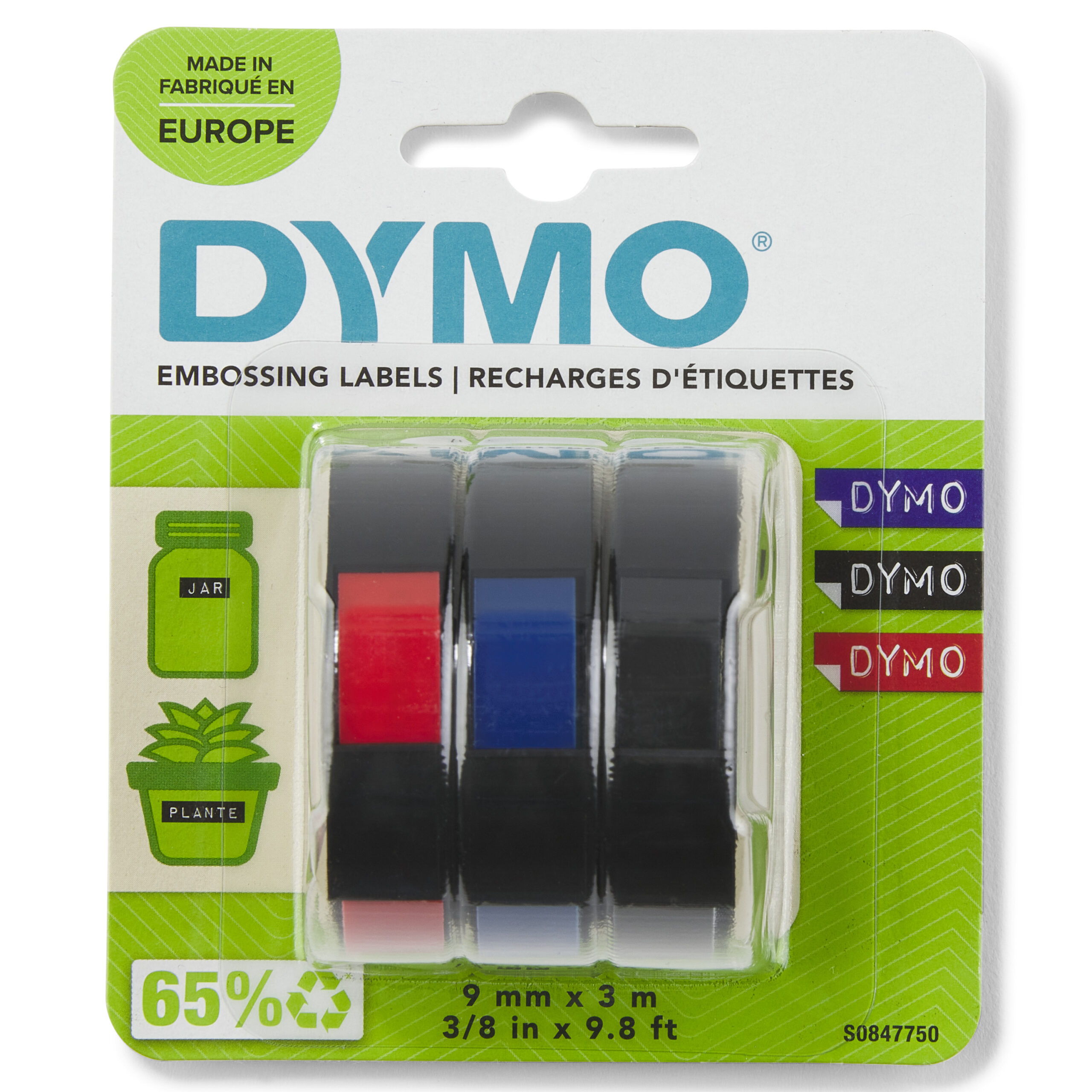 ea91949b30891d2236589851c25a746ee13412f3 BlackBlue & Red Self-Adhesive Labelling Tape