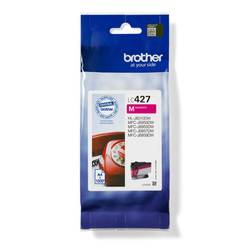 ebe53979ab81d6955829aeeb3519b630540a46ae Brother LC-427M Ink cartridge magenta, 1.500 pages ISO/IEC 24711 for Brother MFC-J 5955