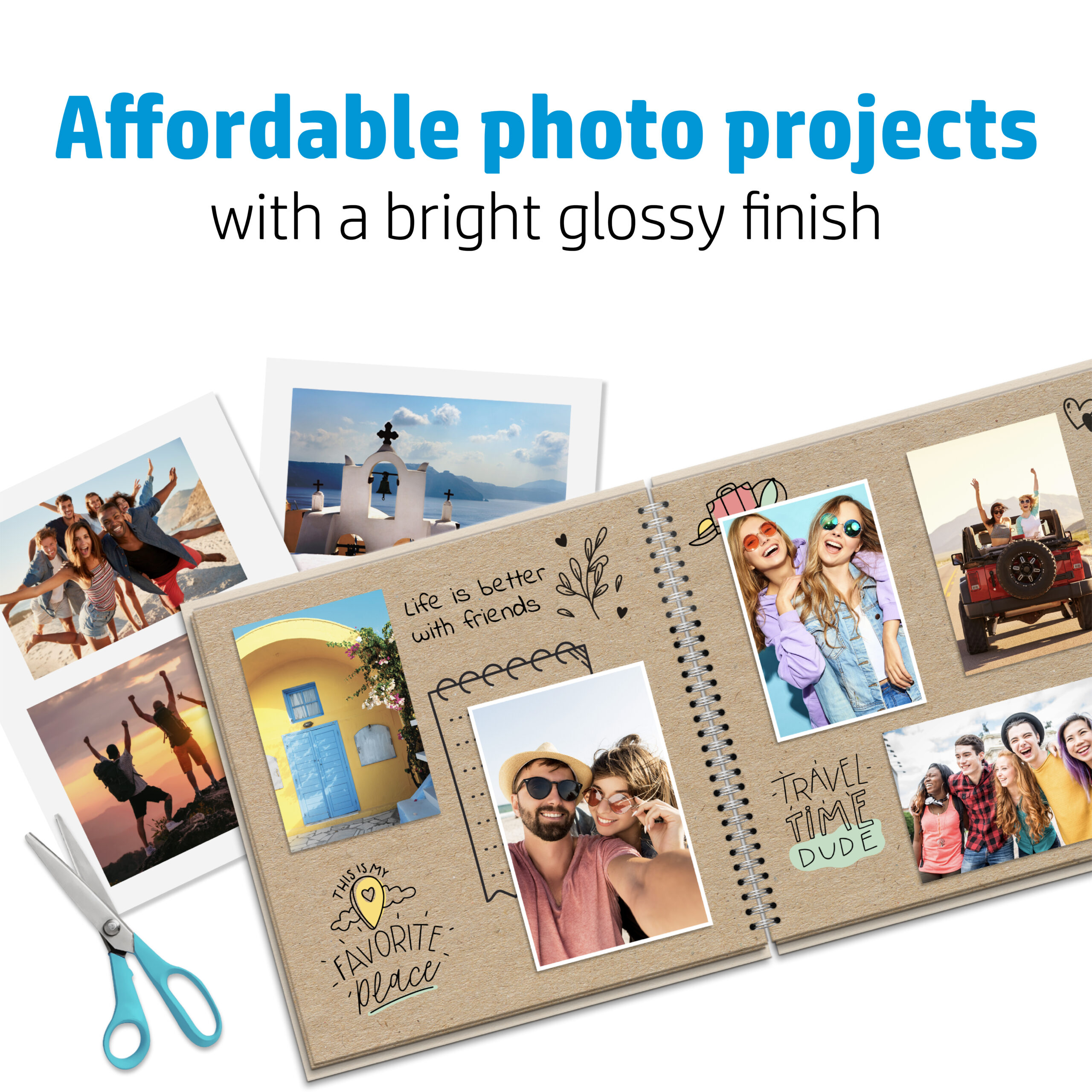 ed8d3ec9e988192acc413a6bbed8a2801742eb0d HP Everyday Photo Paper Glossy 200 g/m2 10 x 15 cm (101 x 152 mm) 100 sheets