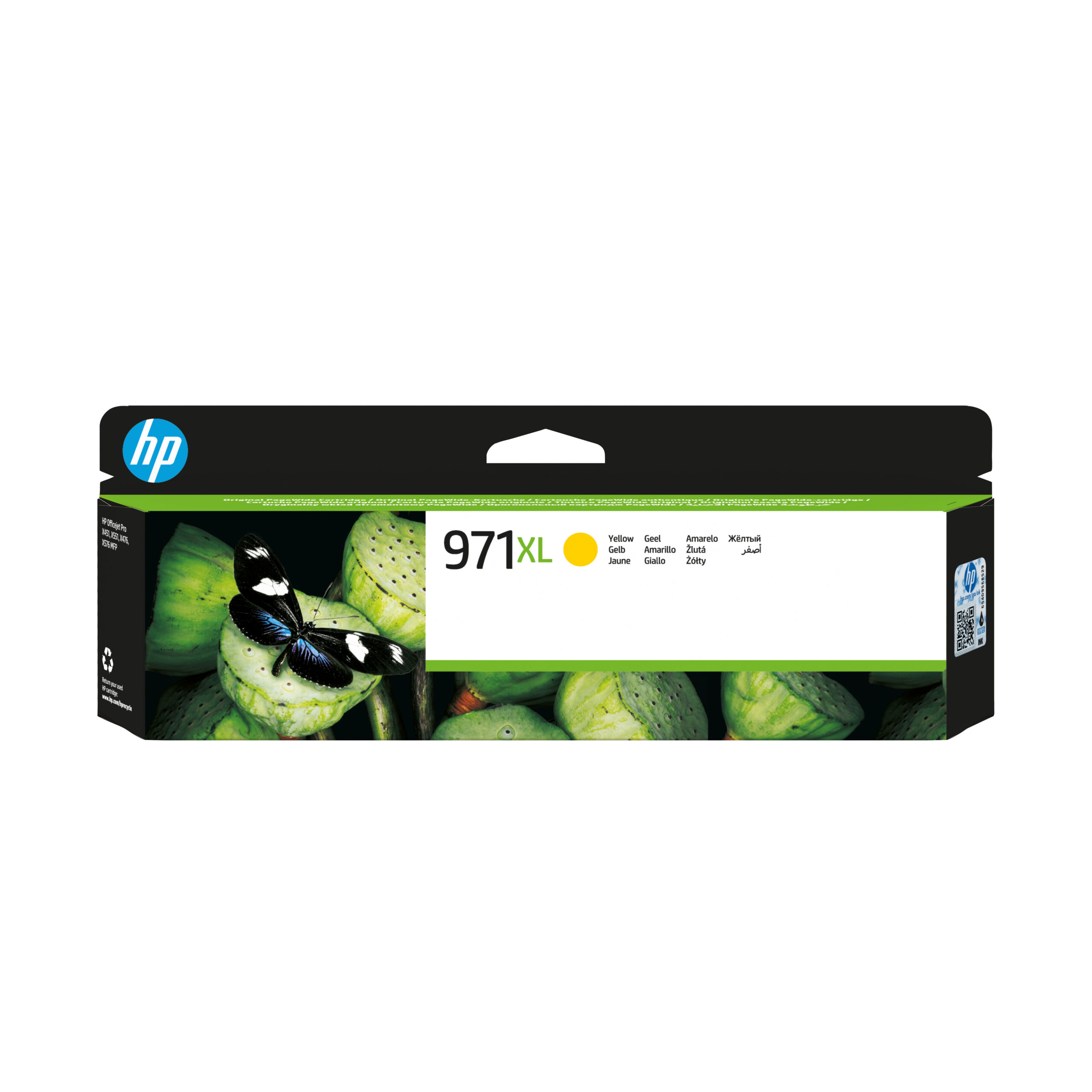 HP CN628AE/971XL Ink cartridge yellow high-capacity, 6.600 pages ISO/IEC 24711 83ml for HP OfficeJet Pro X