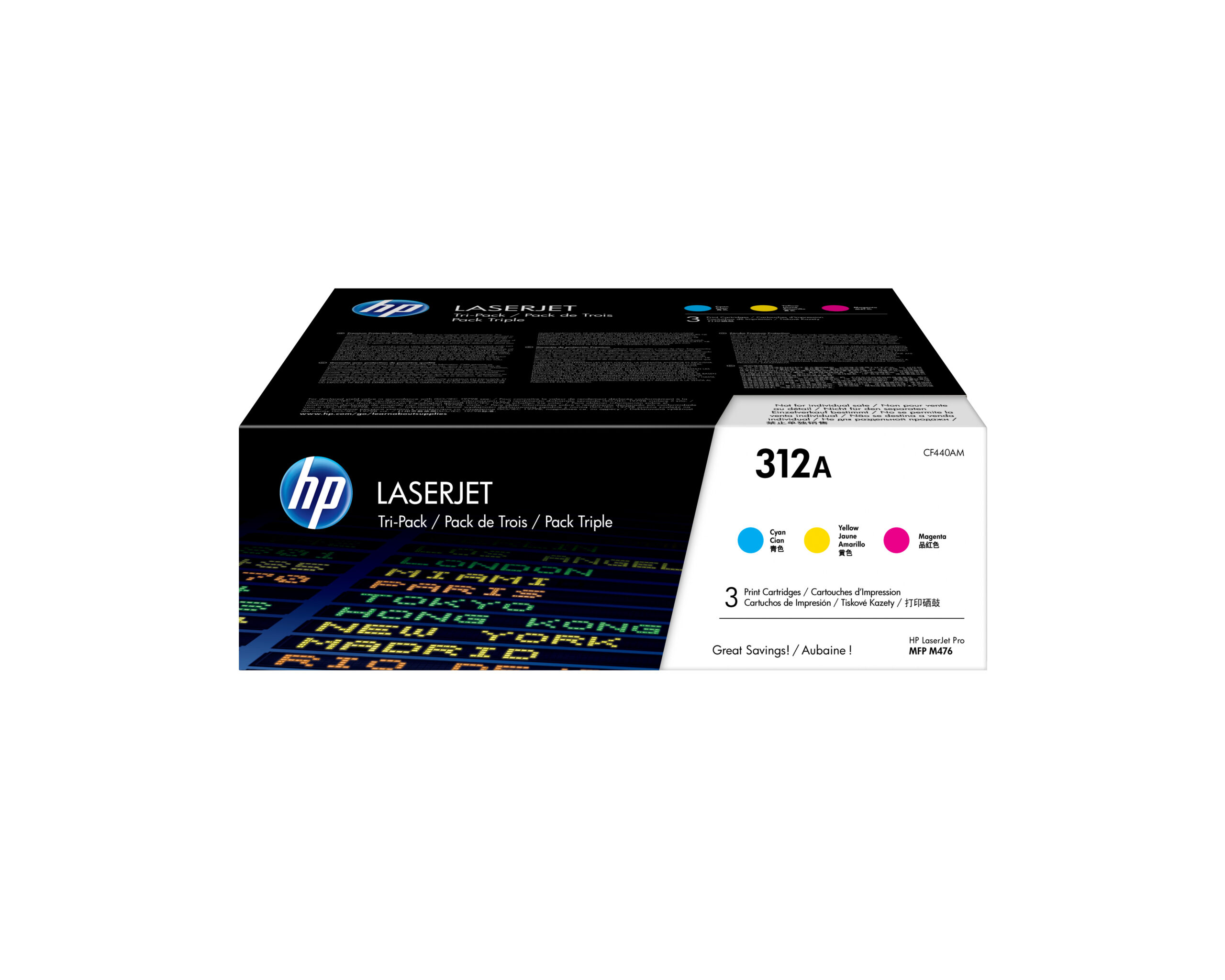 f017c6fad991d0fd9f3bcb7044cd7f47e0db44f3 HP CF440AM/312A Toner cartridge MultiPack cyan magenta yellow, 3x2.700 pages ISO/IEC 19798 Pack=3 for HP CLJ Pro M 476