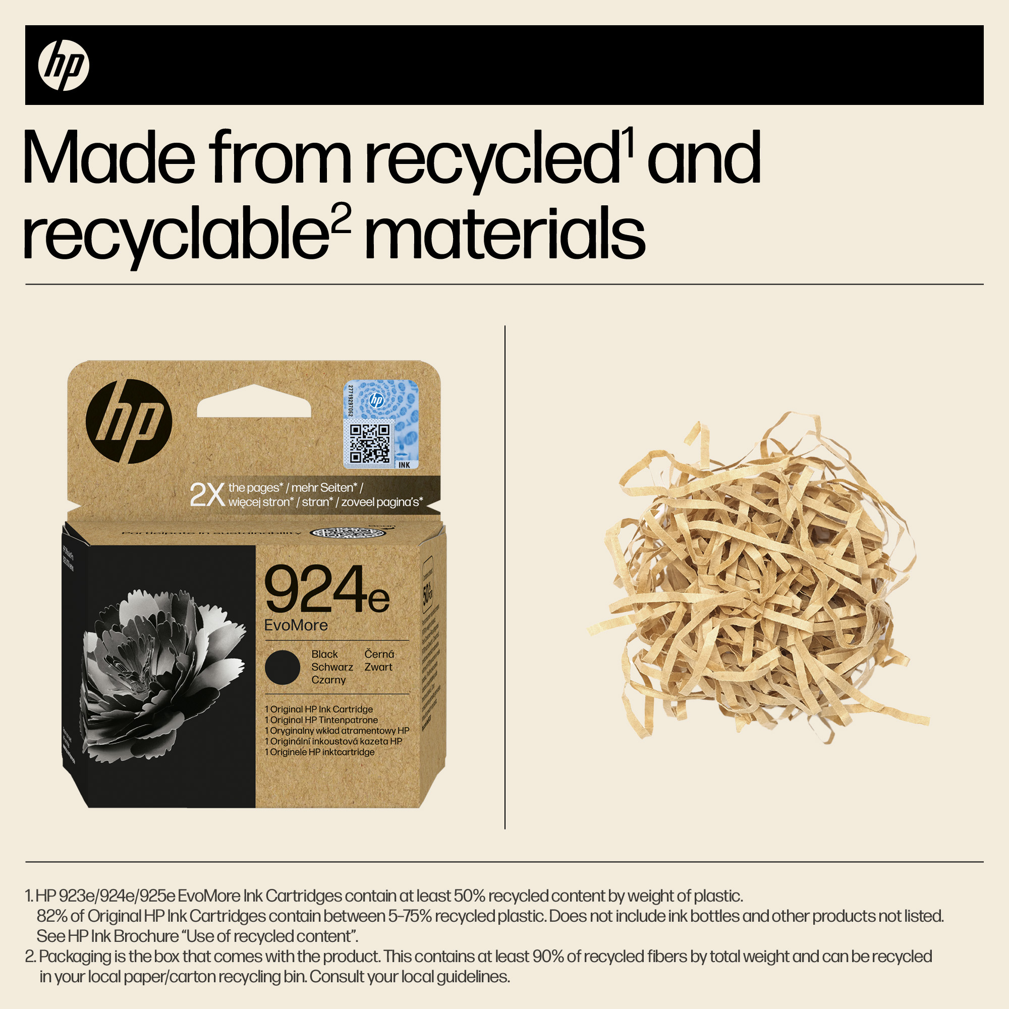 HP 4K0V0NE/924E Ink cartridge black EvoMore, 1.000 pages ISO/IEC 19752 for HP OJ Pro 8120/e
