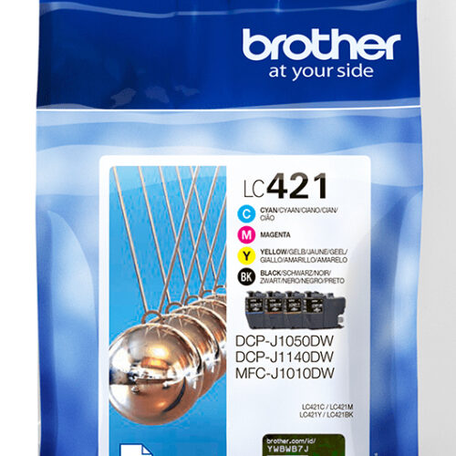 f356b5984c47994a3739b0c0b09ee07332f0b49e Brother LC-421VAL Ink cartridge multi pack Bk,C,M,Y, 4x200 pages Pack=4 for Brother DCP-J 1050