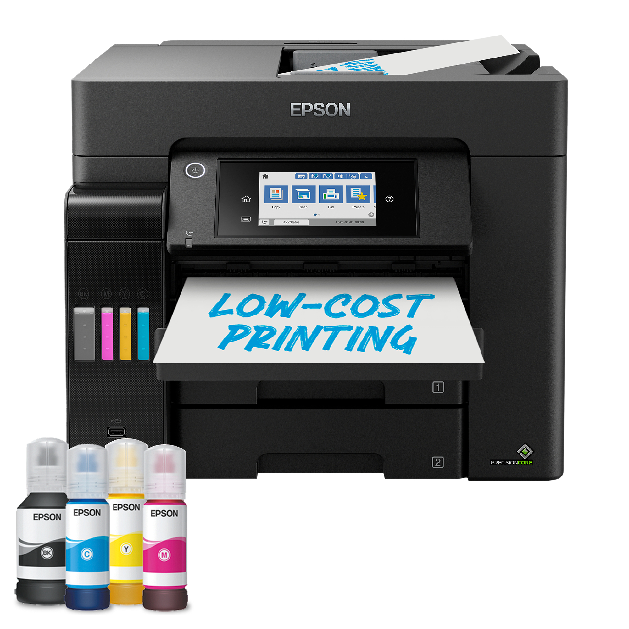 f37bd50bf00aef3212fae8dca2211953b40e45a7 Epson EcoTank ET-5855 Inkjet A4 4800 x 2400 DPI 25 ppm Wi-Fi