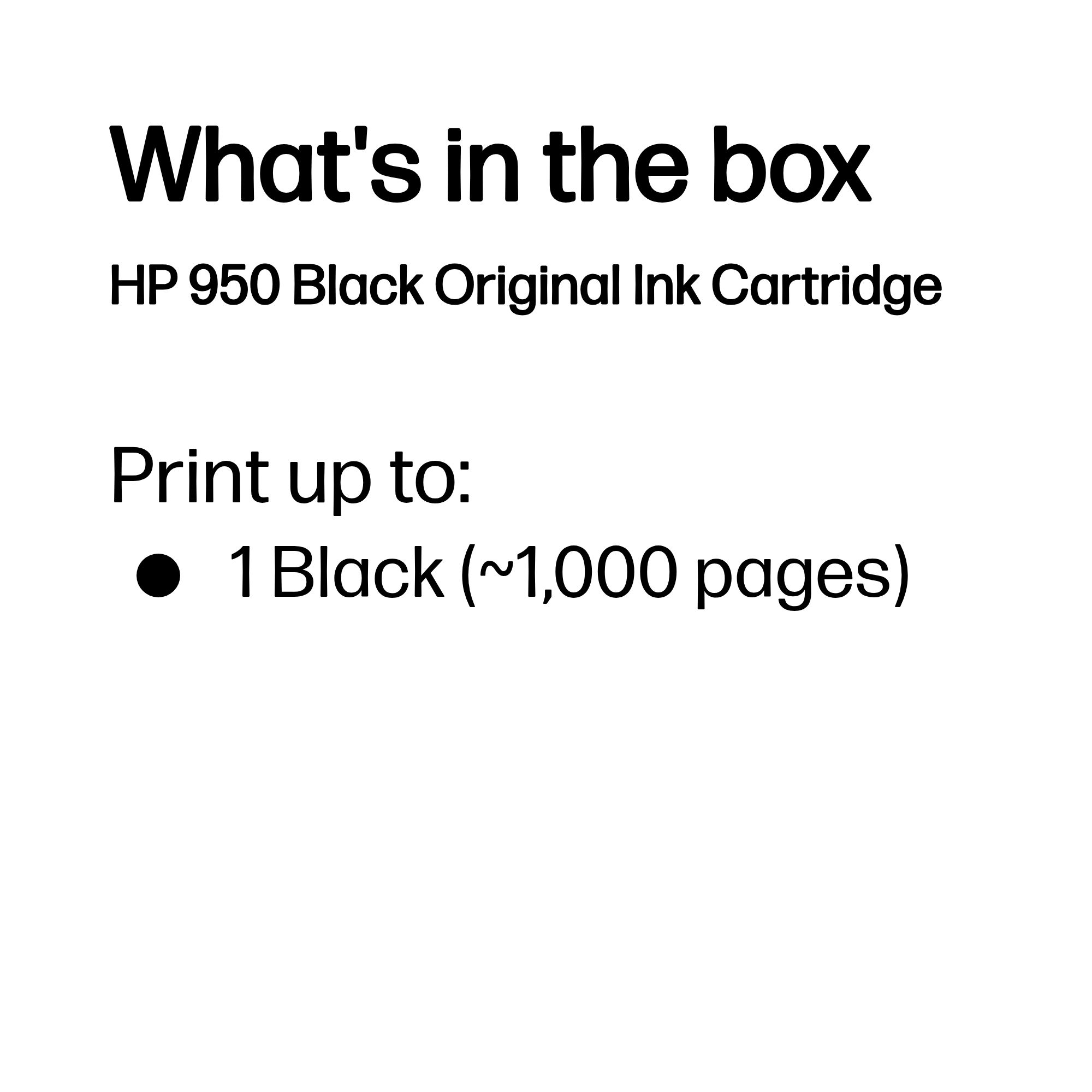 HP CN049AE/950 Ink cartridge black, 1.000 pages ISO/IEC 24711 24ml for HP OfficeJet Pro 8100/8610/8620