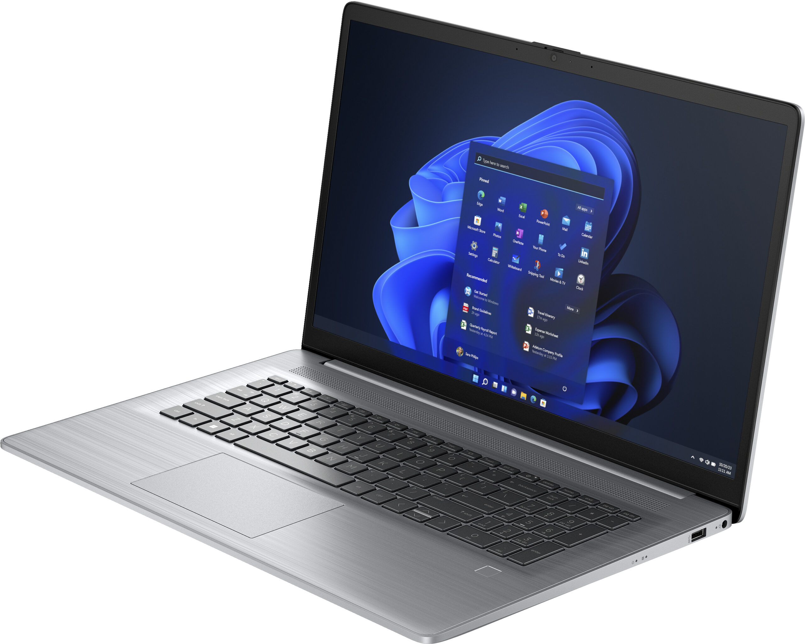 HP 470 G10 Intel® Core™ i5 i5-1335U Laptop 43.9 cm (17.3") Full HD 16 GB DDR4-SDRAM 512 GB SSD Wi-Fi 6 (802.11ax) Windows 11 Pro Grey
