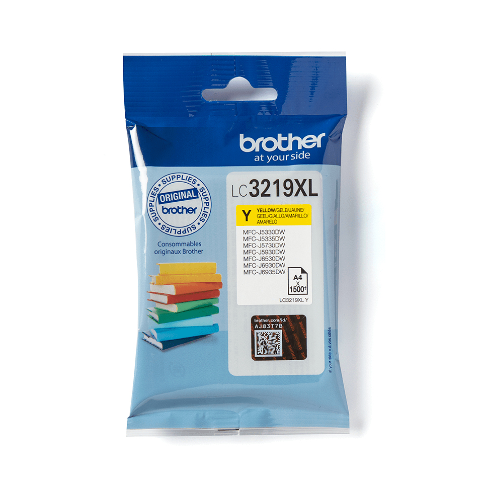 f4a762e51f0c5a4d4bcc52a211edaa231469eb65 Brother LC-3219XLY Ink cartridge yellow, 1.500 pages ISO/IEC 24711 for Brother MFC-J 5330