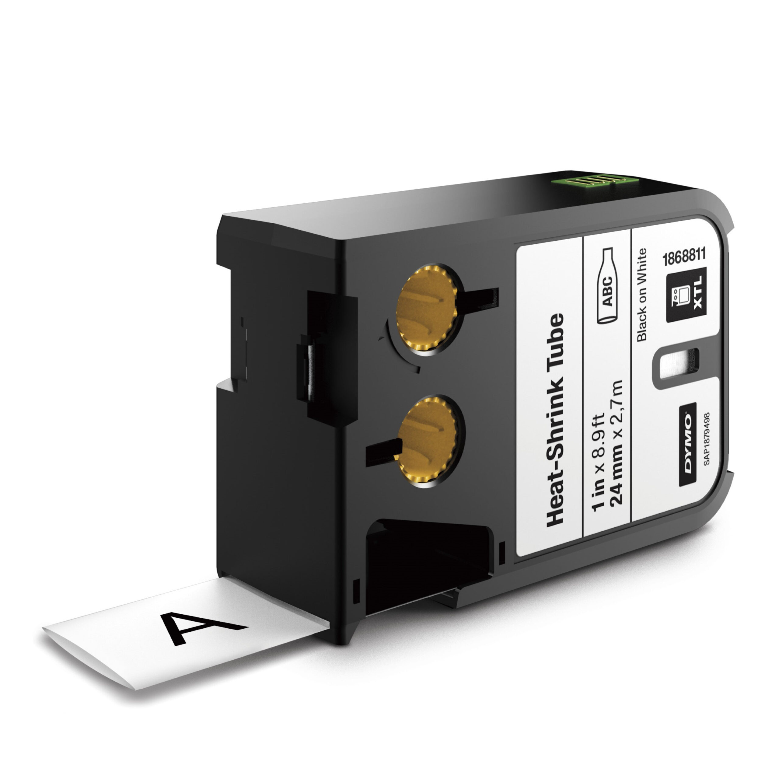 Black on White. Label colour: Black on white, Product colour: Black, Print technology: Thermal transfer. Tape width: 2.4 cm, Tape length: 2.7 m, Width: 35 mm. Pallet gross width: 80 cm, Pallet gross length