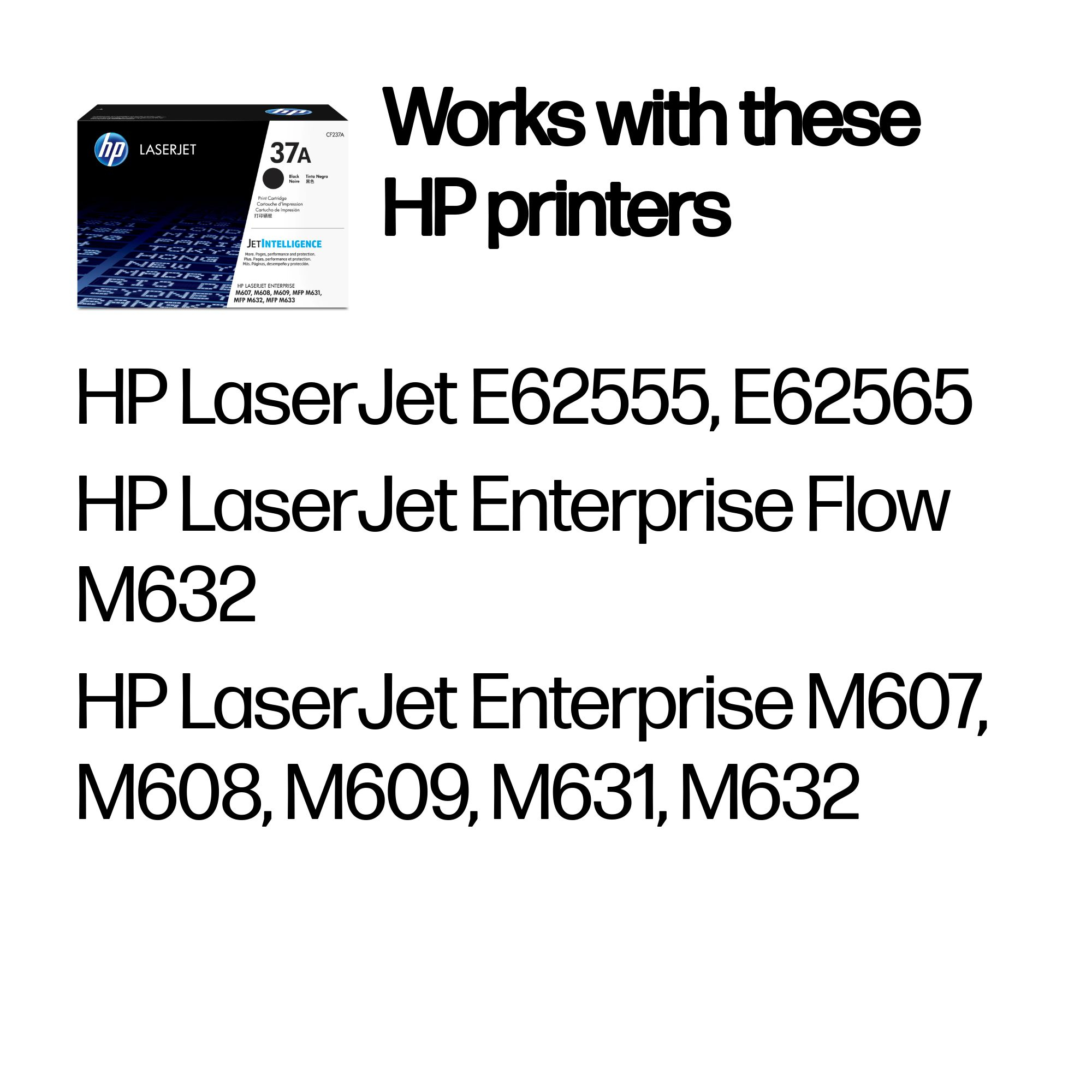 HP CF237A/37A Toner cartridge, 11.000 pages ISO/IEC 19752 for HP E 60055/LaserJet M 607/LaserJet M 608/LaserJet M 631