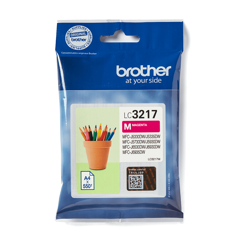 f74fe4a9ba36ad222e15d4100b86db5cc56c158a Brother LC-3217M Ink cartridge magenta, 550 pages ISO/IEC 24711 9ml for Brother MFC-J 5330