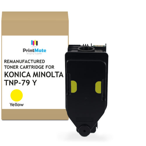 PrintMate KONICA MINOLTA TNP79C, remanufactured toner, Cyan 9000p