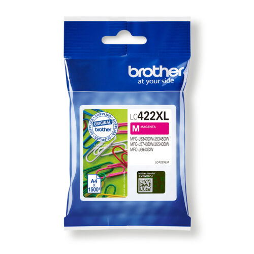 f814b5ff75b4f67443e7f9ad2602515477cadd64 Brother LC-422XLM Ink cartridge magenta high-capacity, 1.500 pages for Brother MFC-J 5340
