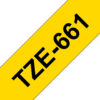f8577150bcc10e30125911c89bbe44e013af410c Brother TZE-661 DirectLabel black on yellow Laminat 36mm x 8m for Brother P-Touch TZ 3.5-36mm/HSE/6-36mm