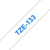 f8e5be4f9bb9b3859dfbbc95dd98e5509f1530da Brother TZE-133 DirectLabel blue on Transparent Laminat 12mm x 8m for Brother P-Touch TZ 3.5-18mm/6-12mm/6-18mm/6-24mm/6-36mm
