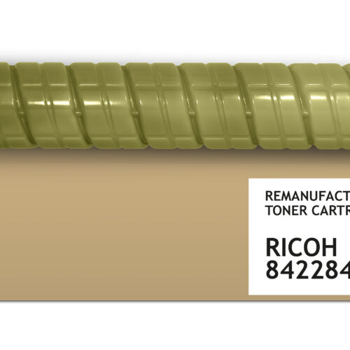 PrintMate RICOH 842284, remanufactured toner, Yellow 22500p