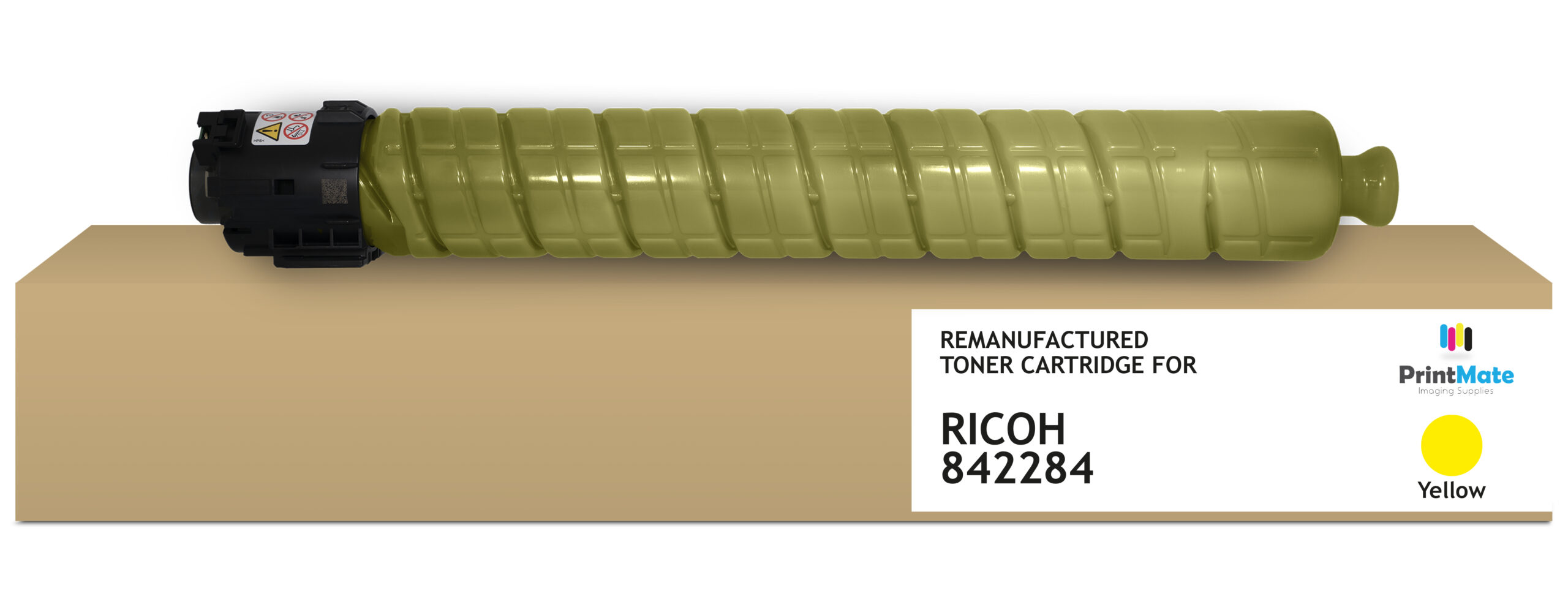 f8fda9630e90e7017913579acf699d2d5b44dd9c PrintMate RICOH 842284, remanufactured toner, Yellow 22500p