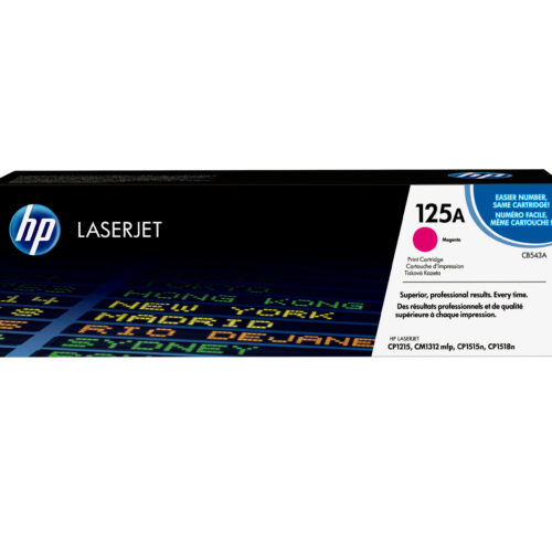 HP CB543A/125A Toner cartridge magenta, 1.400 pages ISO/IEC 19798 for HP CLJ CP 1210