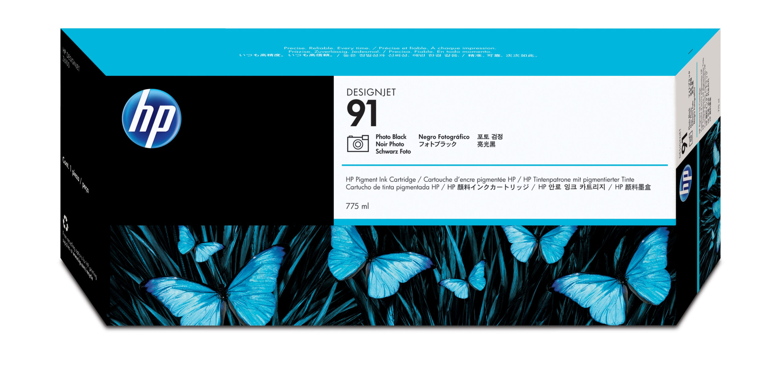 HP C9465A/91 Ink cartridge foto black 775ml for HP DesignJet Z 6100