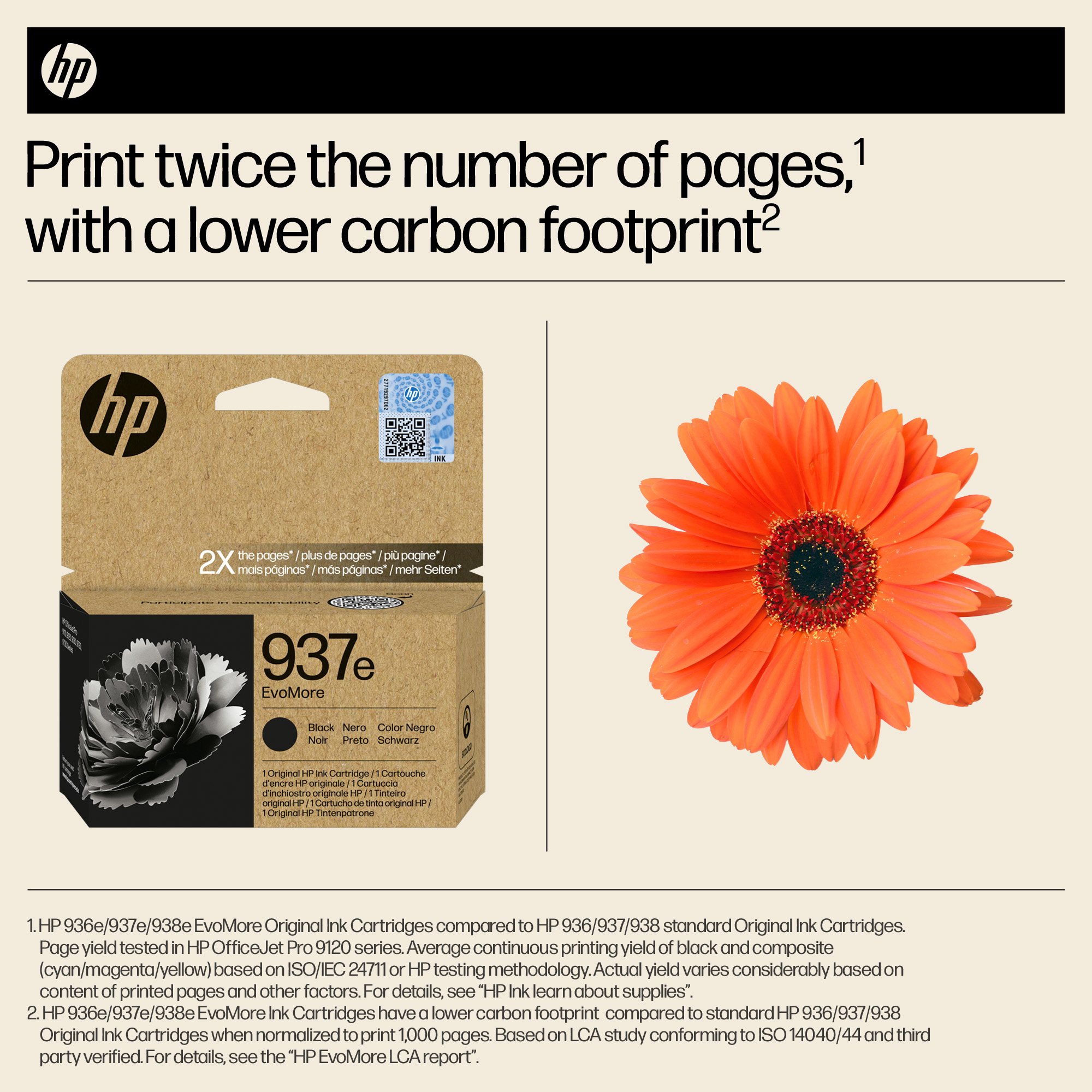 HP 4S6W9NE/937E Printhead cartridge black Evomore, 2.500 pages ISO/IEC 19752 for HP OJ Pro 9100/e