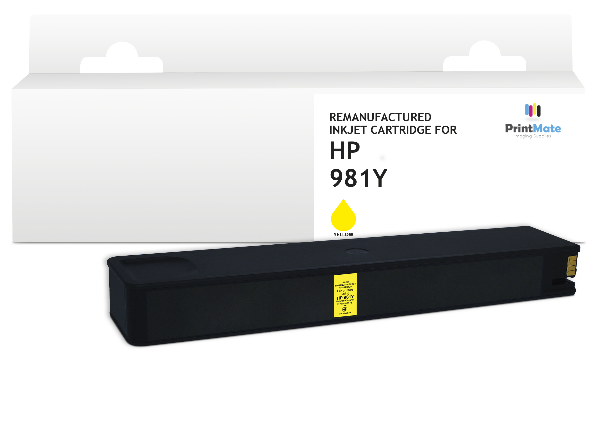 PrintMate HP 981Y, remanufactured ink cartridge, high capacity, Yellow 16000p