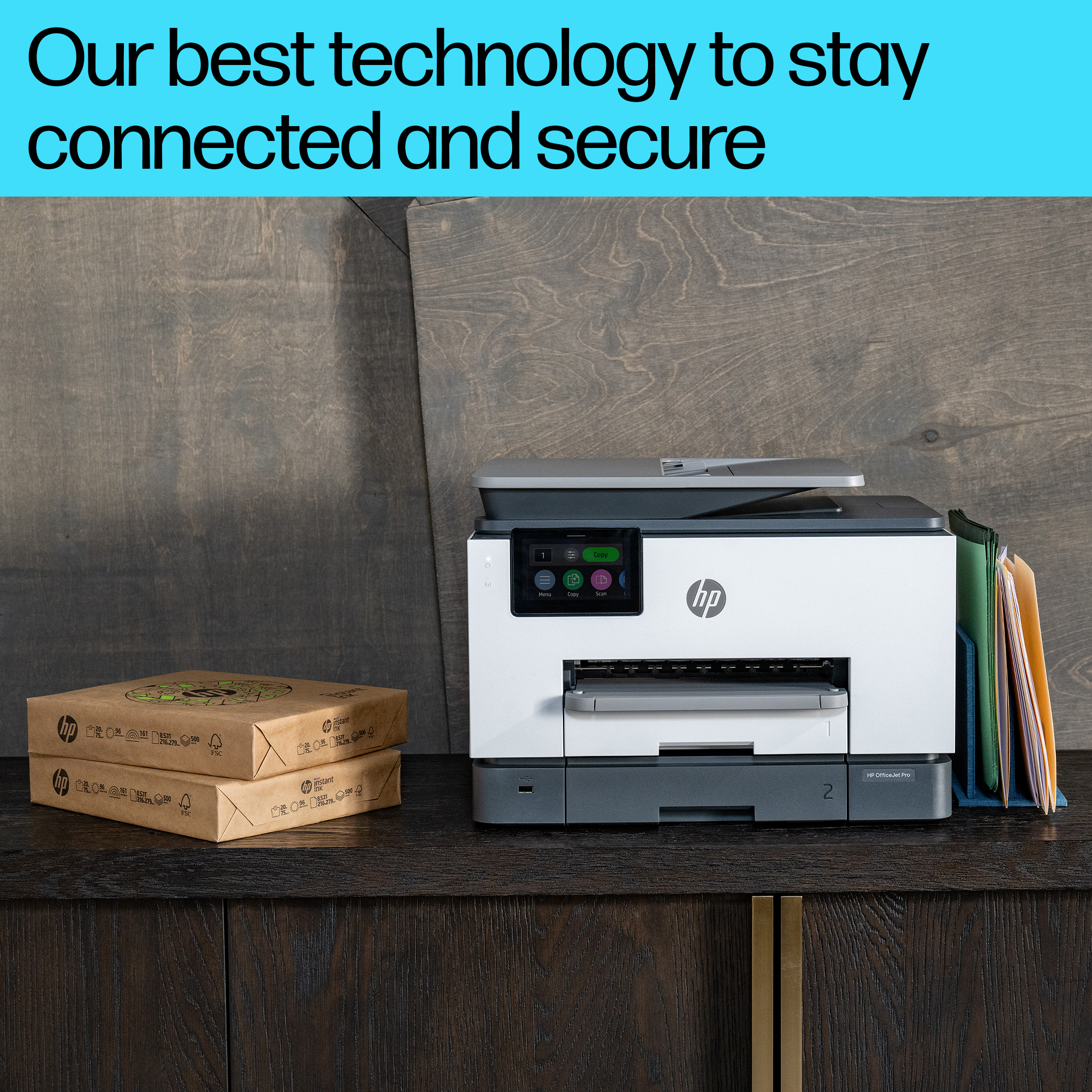 HP OfficeJet Pro 9135e Wireless All-in-One Color Printer, Instant Ink; Two-sided printing