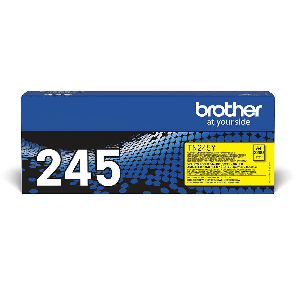 Brother TN-245Y Toner-kit yellow high-capacity, 2.200 pages ISO/IEC 19798 for Brother HL-3140