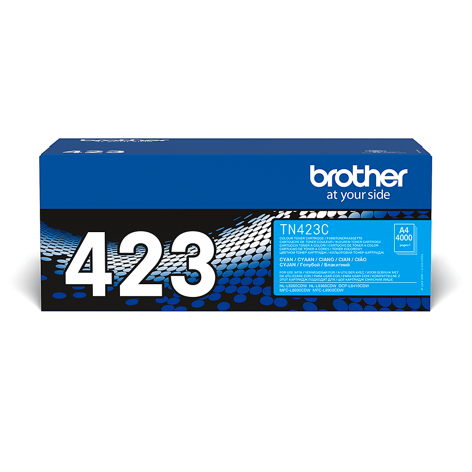 Brother TN-423C Toner-kit cyan high-capacity, 4.000 pages ISO/IEC 19752 for Brother HL-L 8260/8360