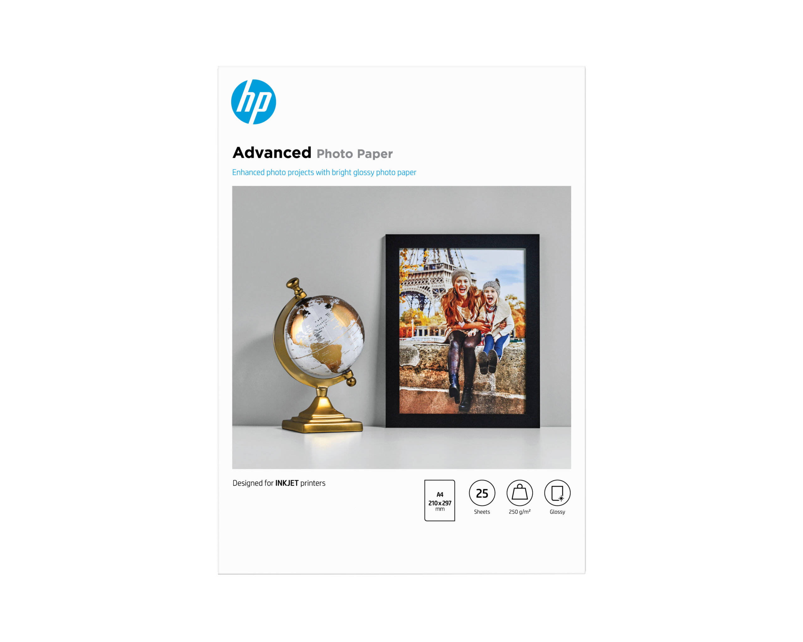 HP Q5456A High-glossy-photopaper 25 sheet DIN A4 250g/m² for InkJet