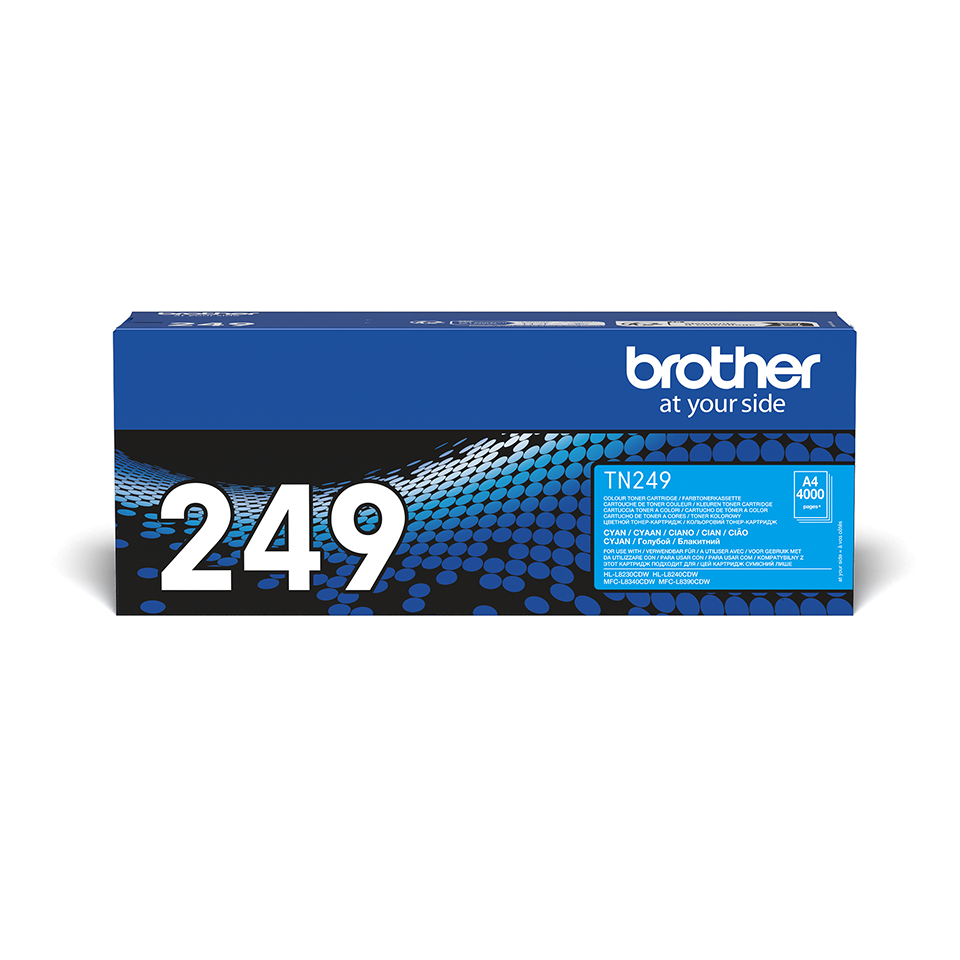 Brother TN-249C Toner-kit cyan extra High-Capacity, 4.000 pages ISO/IEC 19752 for Brother HL-L 8200/MFC-L 8300