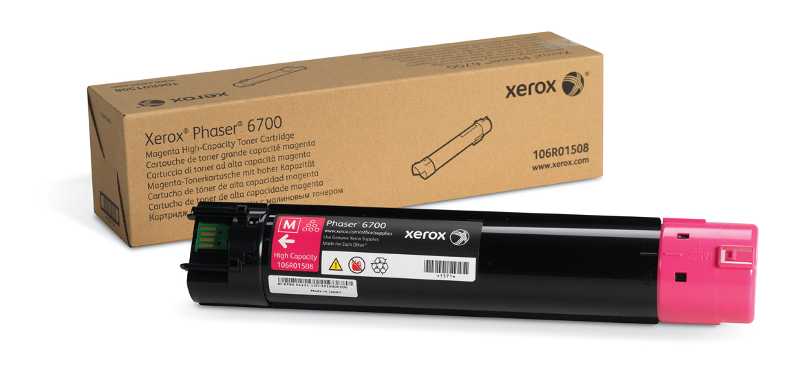 Xerox 106R01508 Toner magenta high-capacity, 12.000 pages/5% for Xerox Phaser 6700