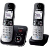 Panasonic KX-TG6822 DECT telephone Caller ID Black, Silver