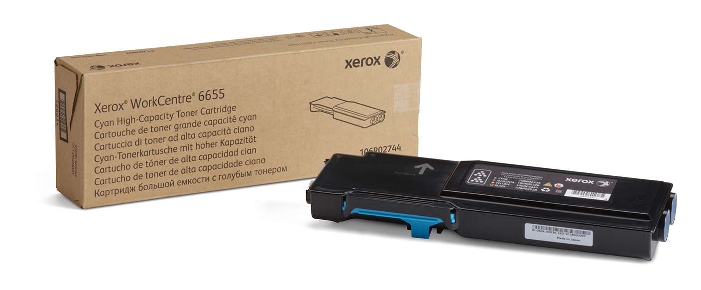 Xerox 106R02744 Toner cartridge cyan, 7.000 pages ISO/IEC 19798 for Xerox WC 6655