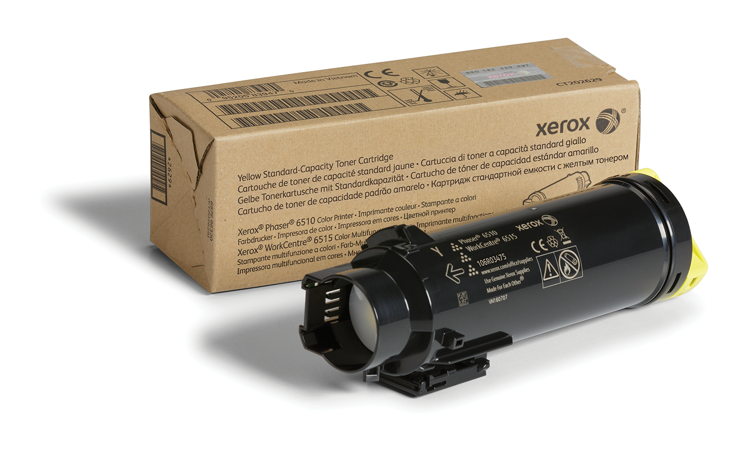 Xerox 106R03475 Toner-kit yellow, 1.000 pages ISO/IEC 19752 for Xerox Phaser 6510