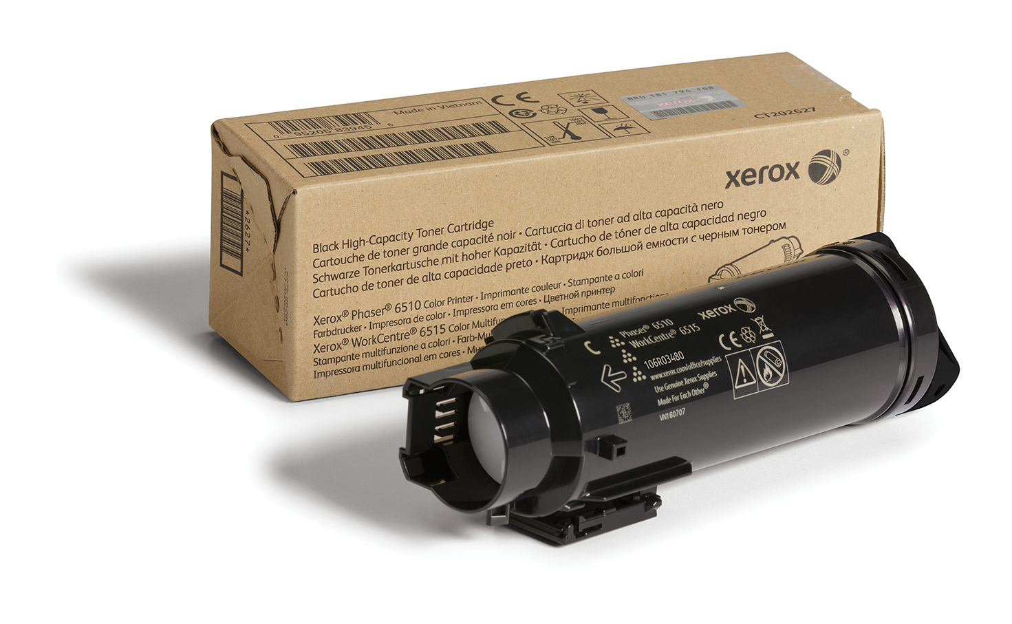 Xerox 106R03480 Toner-kit black high-capacity, 5.500 pages ISO/IEC 19752 for Xerox Phaser 6510