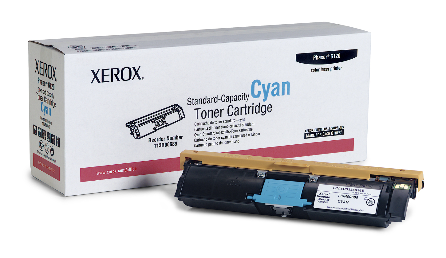 Xerox 113R00689 Toner cyan, 1.500 pages/5% for Xerox Phaser 6120