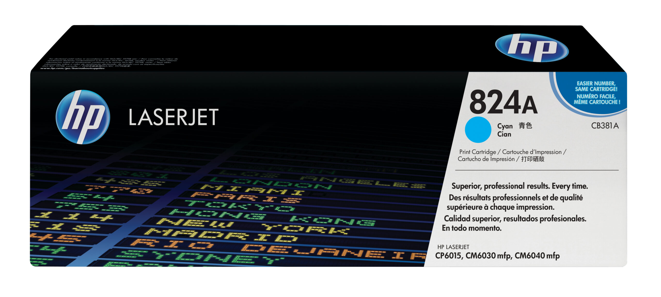 HP CB381A/824A Toner cyan, 21.000 pages ISO/IEC 19798 for HP CLJ CP 6015/CM 6040
