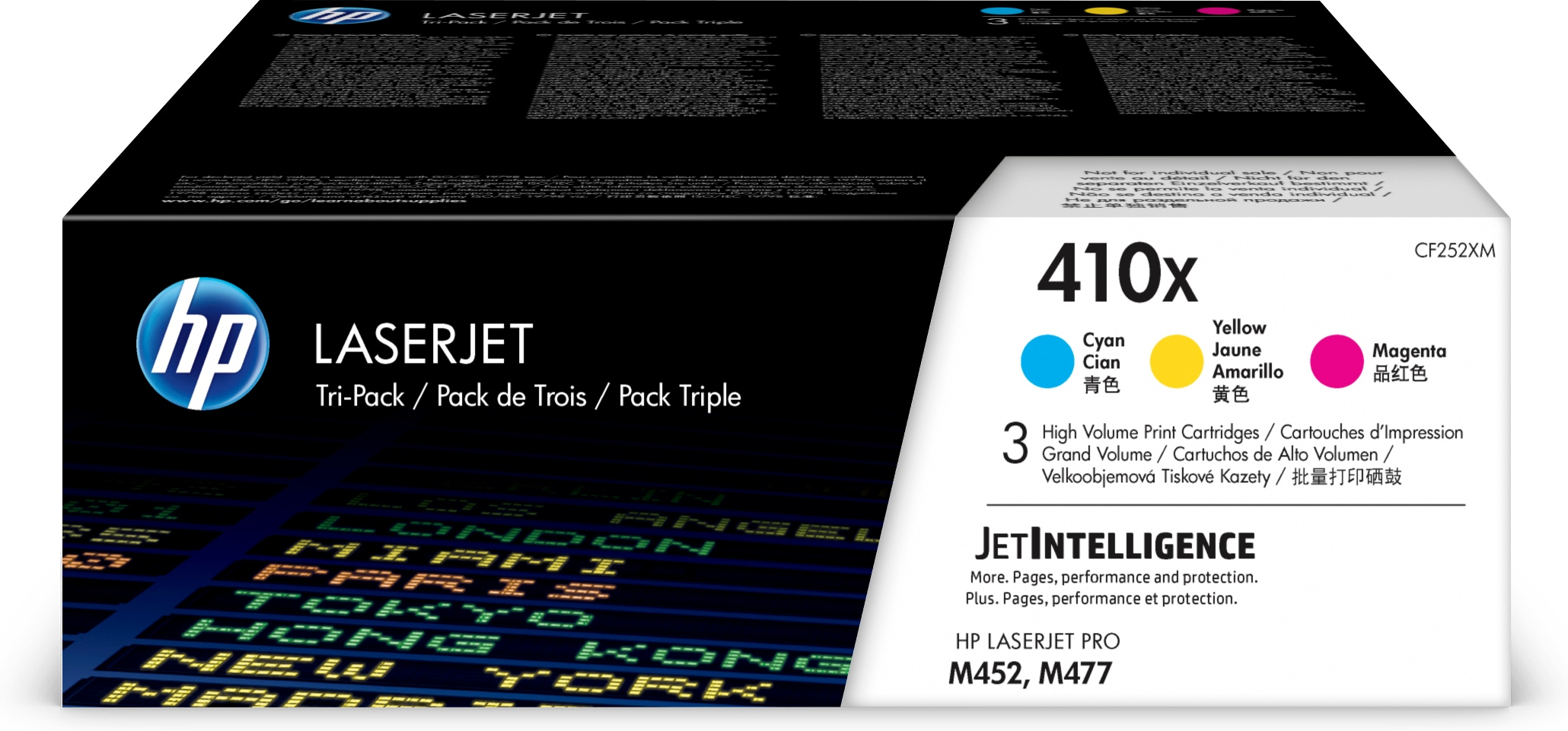 34535400_8053627597 HP CF252XM/410X Toner cartridge MultiPack C,M,Y, 3x5.000 pages ISO/IEC 19798 Pack=3 for HP Pro M 452