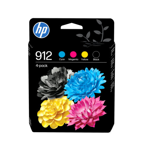 HP 6ZC74AE/912 Ink cartridge multi pack Bk,C,M,Y, 4x300 pages 17.08ml 8,3ml + 3x2,9ml Pack=4 for HP OJ Pro 8010/e/8020