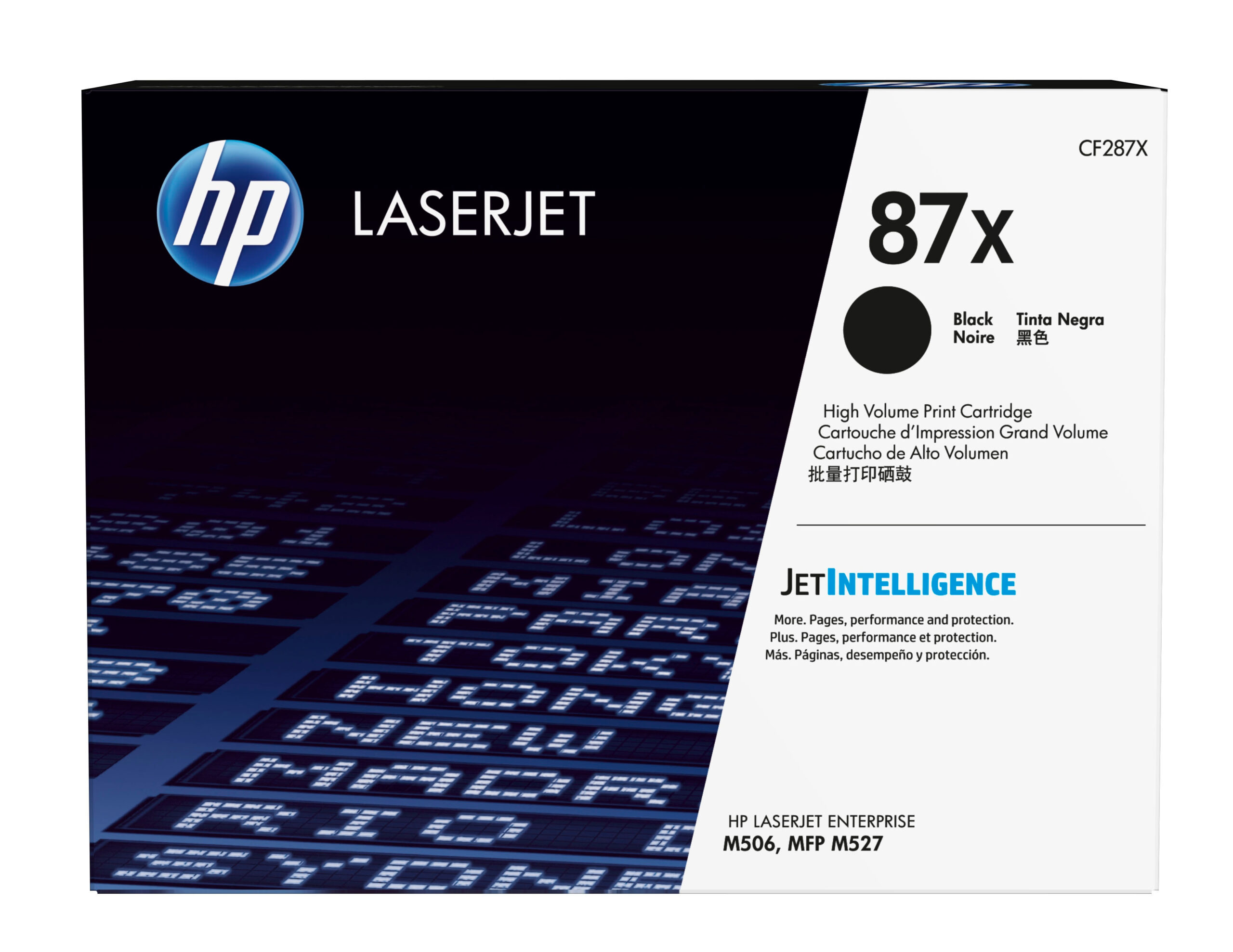 HP CF287X/87X Toner cartridge high-capacity, 18.000 pages ISO/IEC 19752 for HP LaserJet M 506