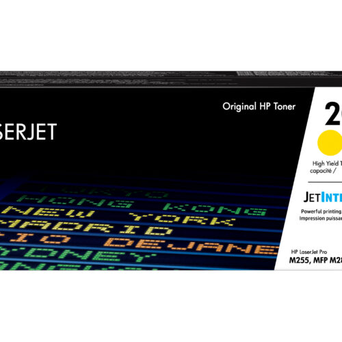 HP W2212X/207X Toner cartridge yellow high-capacity, 2.450 pages ISO/IEC 19752 for HP M 283