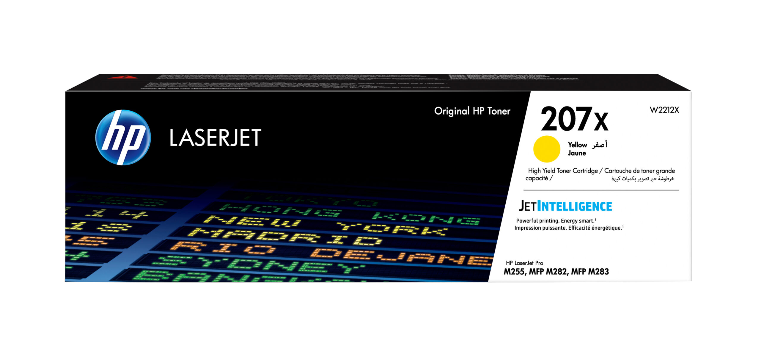 HP W2212X/207X Toner cartridge yellow high-capacity, 2.450 pages ISO/IEC 19752 for HP M 283