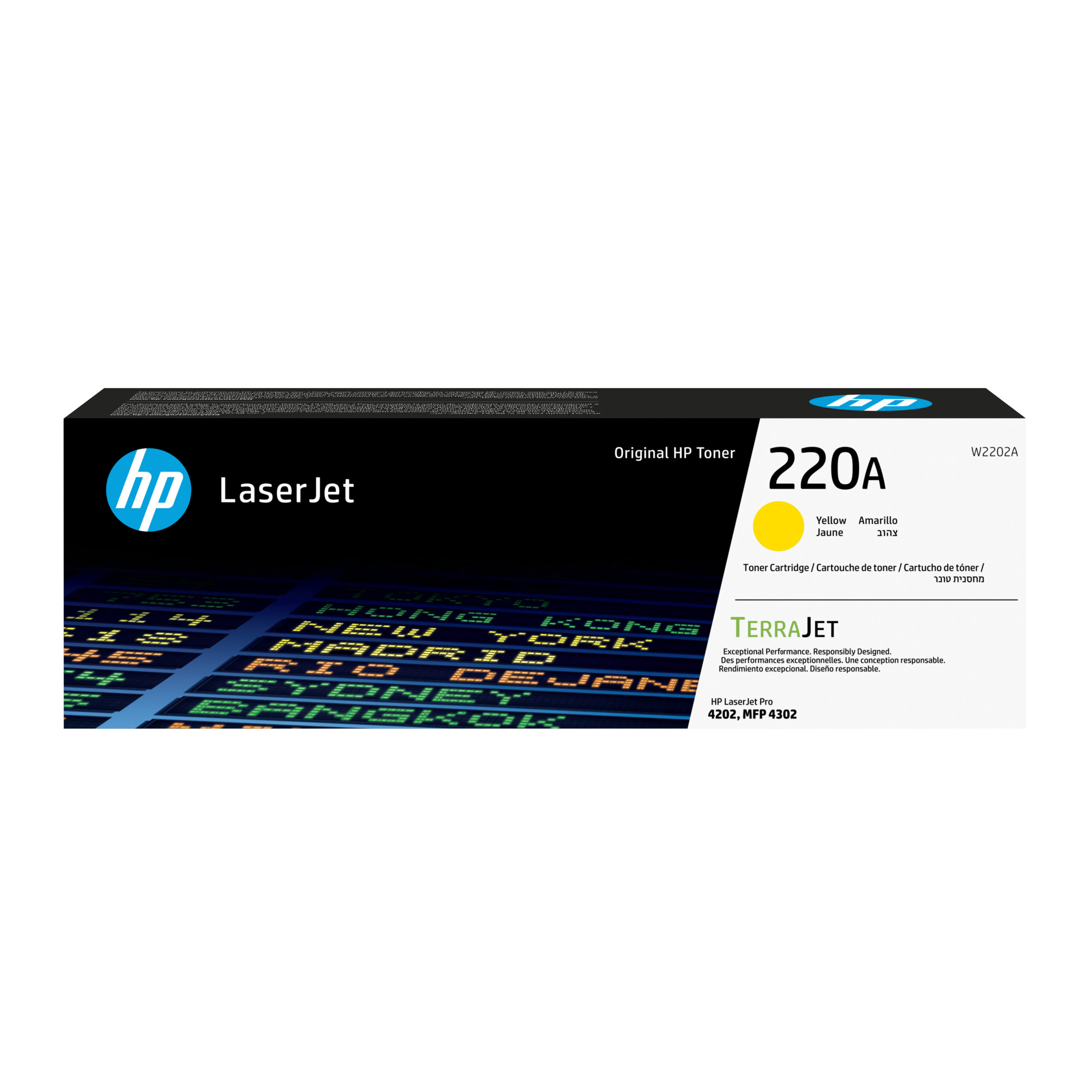 HP W2202A/220A Toner cartridge yellow, 1.800 pages ISO/IEC 19798 for HP CLJ Pro 4202