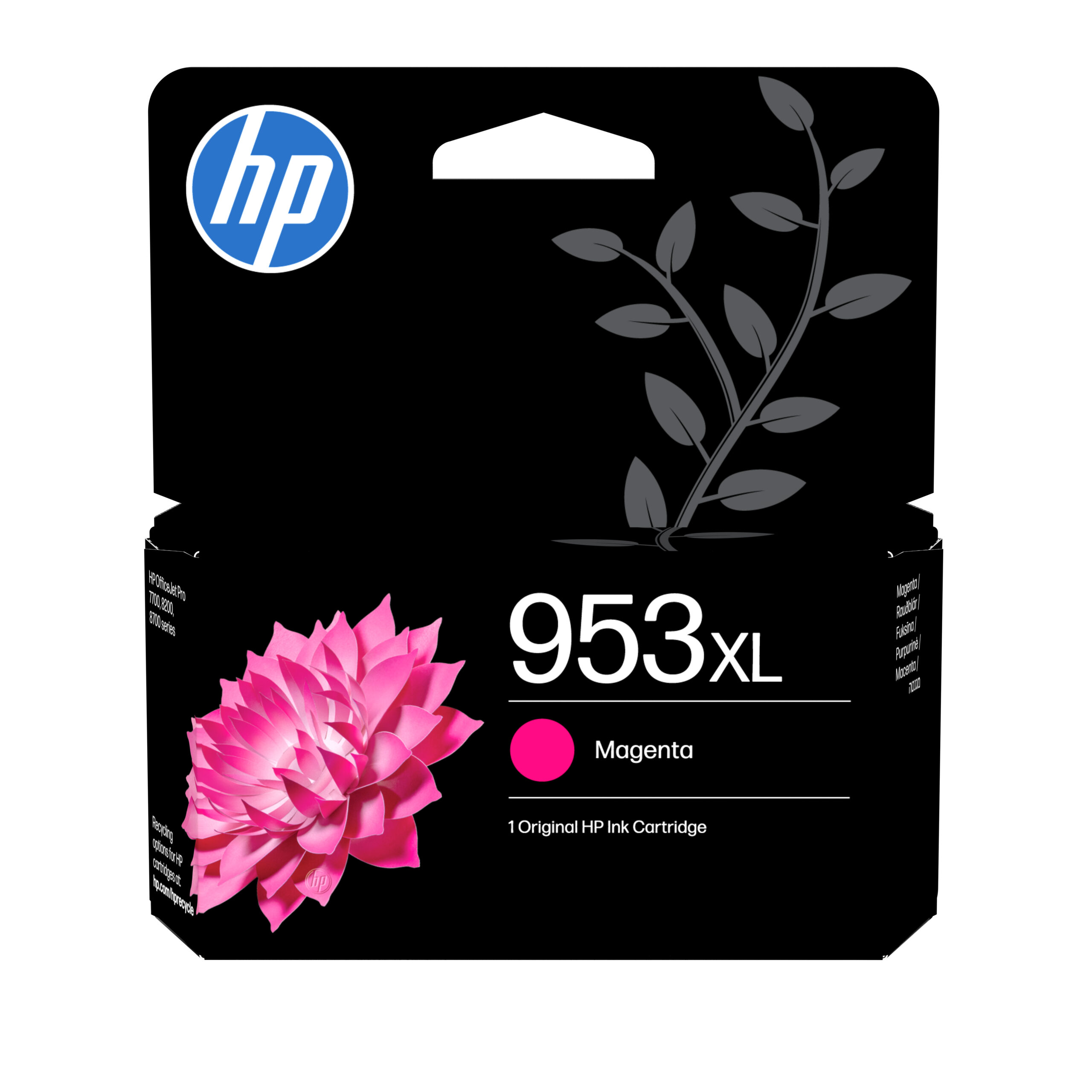 HP F6U17AE/953XL Ink cartridge magenta high-capacity, 1.450 pages 18.5ml for HP OfficeJet Pro 7700/8210/8710