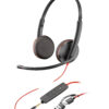 HP Poly Blackwire 3225 Stereo USB-C Headset +3.5mm Plug +USB-C/A Adapter (Bulk)