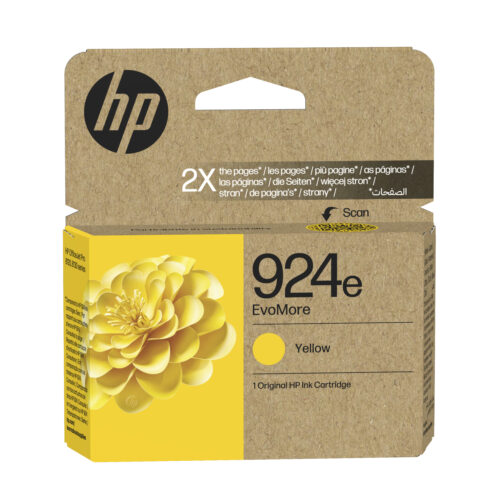 HP 4K0U9NE/924E Ink cartridge yellow EvoMore, 800 pages ISO/IEC 19752 for HP OJ Pro 8120/e