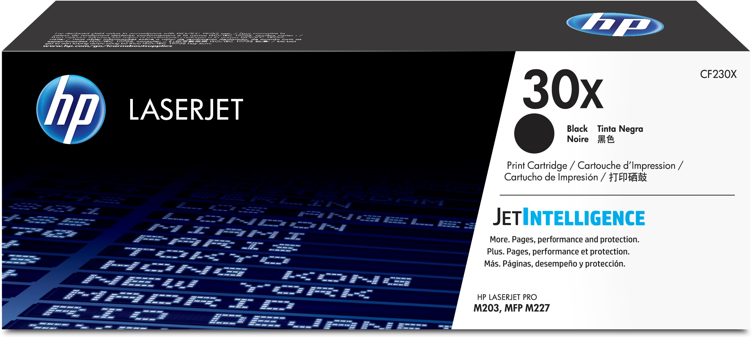 HP CF230X/30X Toner-kit, 3.500 pages ISO/IEC 19752 for HP Pro M 203