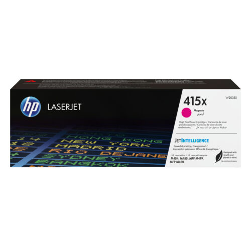 HP W2033X/415X Toner cartridge magenta, 6.000 pages ISO/IEC 19798 for HP E 45028/M 454