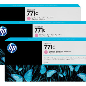 HP B6Y35A/771C Ink cartridge light magenta 775ml Pack=3 for HP DesignJet Z 6200